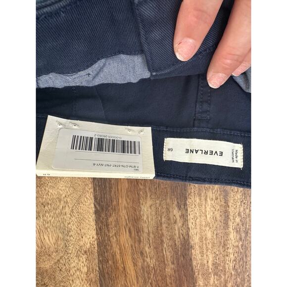 NWT Everlane Women's Blue The Utility Straight-Leg Pant Size 6R - Picture 7 of 7